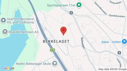 Apartments for rent i Oslo Nordstrand - kort over placeringen