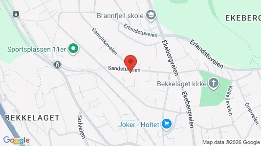 Rooms for rent i Oslo Nordstrand - kort over placeringen