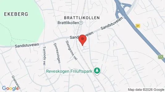 Apartments for rent i Oslo Nordstrand - kort over placeringen