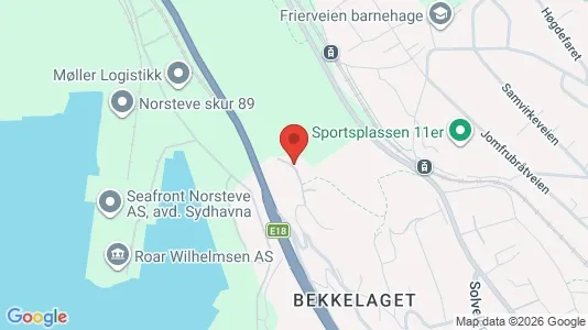 Apartments for rent i Oslo Nordstrand - kort over placeringen
