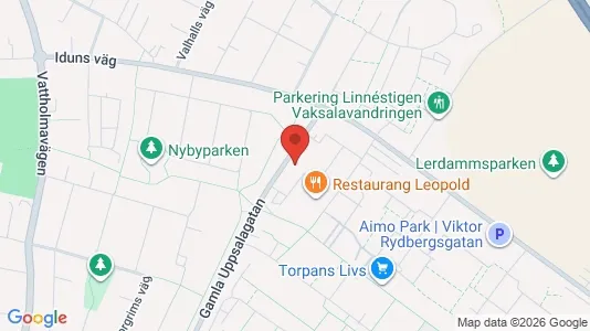 Apartments for rent i Uppsala - kort over placeringen