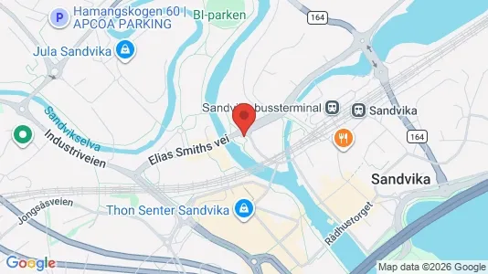 Apartments for rent i Bærum - kort over placeringen