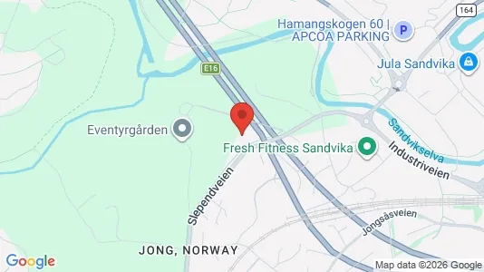 Rooms for rent i Bærum - kort over placeringen