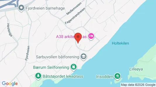 Rooms for rent i Bærum - kort over placeringen