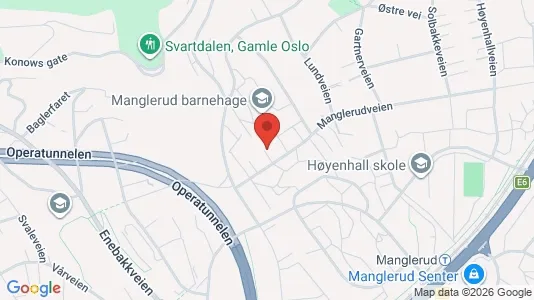 Apartments for rent i Oslo Østensjø - kort over placeringen