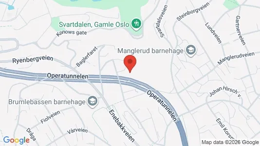 Rooms for rent i Oslo Nordstrand - kort over placeringen