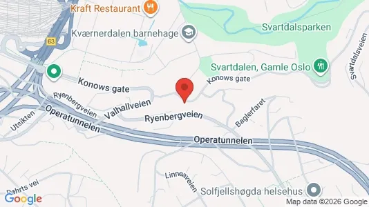 Apartments for rent i Oslo Gamle Oslo - kort over placeringen
