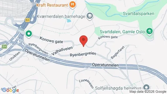 Apartments for rent i Oslo Gamle Oslo - kort over placeringen