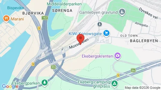 Rooms for rent i Oslo Nordstrand - kort over placeringen