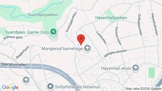 Rooms for rent i Oslo Østensjø - kort over placeringen
