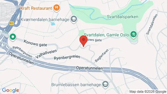 Apartments for rent i Oslo Gamle Oslo - kort over placeringen