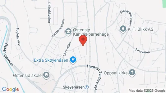 Apartments for rent i Oslo Østensjø - kort over placeringen
