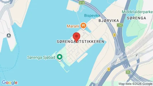 Rooms for rent i Oslo Gamle Oslo - kort over placeringen