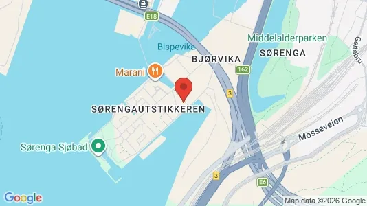 Rooms for rent i Oslo Gamle Oslo - kort over placeringen