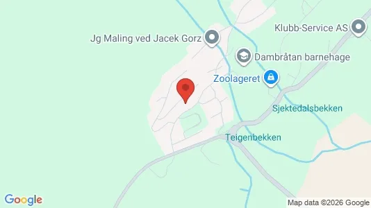 Rooms for rent i Lier - kort over placeringen
