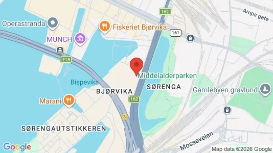 Apartments for rent i Oslo Gamle Oslo - kort over placeringen