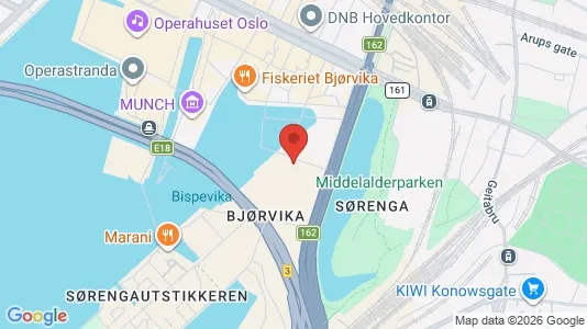 Apartments for rent i Oslo Gamle Oslo - kort over placeringen
