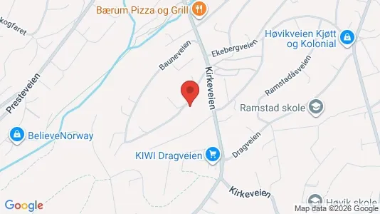 Apartments for rent i Bærum - kort over placeringen