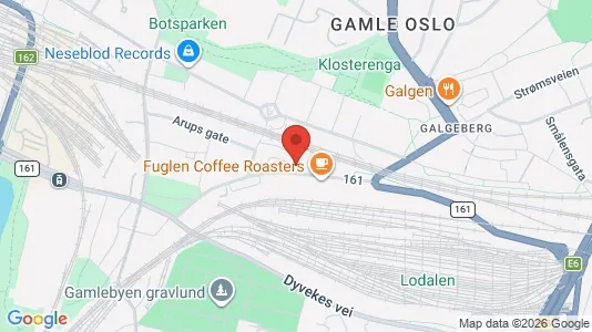Rooms for rent i Oslo Gamle Oslo - kort over placeringen