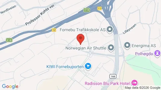 Apartments for rent i Bærum - kort over placeringen