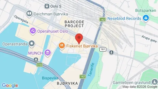 Apartments for rent i Oslo Gamle Oslo - kort over placeringen