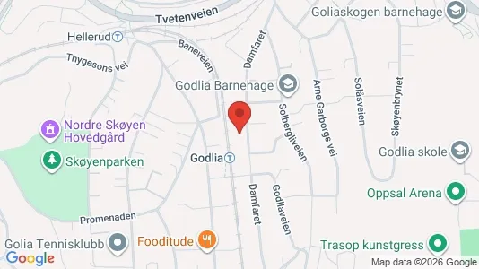 Apartments for rent i Oslo Østensjø - kort over placeringen