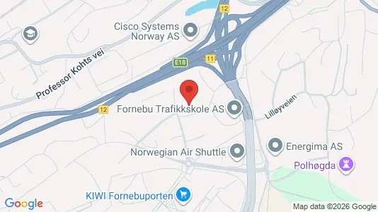 Apartments for rent i Bærum - kort over placeringen
