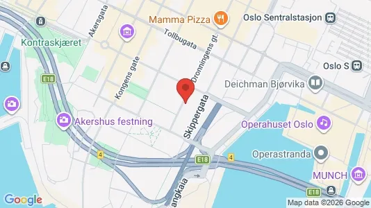 Apartments for rent i Oslo Sentrum - kort over placeringen