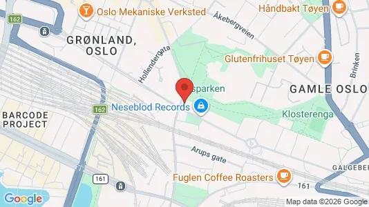 Rooms for rent i Oslo Gamle Oslo - kort over placeringen