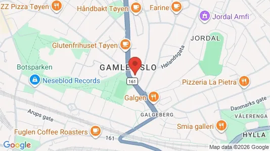 Apartments for rent i Oslo Gamle Oslo - kort over placeringen