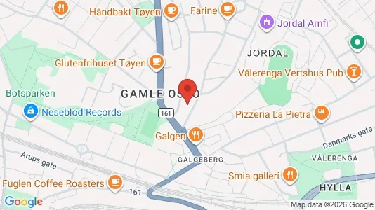 Apartments for rent i Oslo Gamle Oslo - kort over placeringen