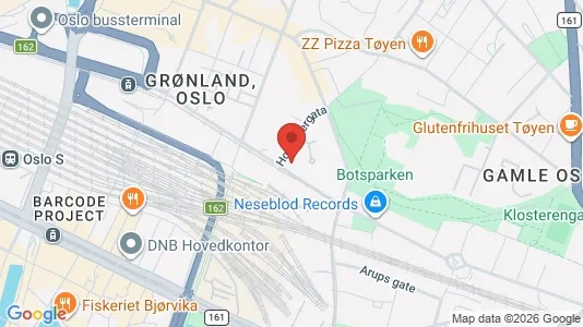 Apartments for rent i Oslo Gamle Oslo - kort over placeringen
