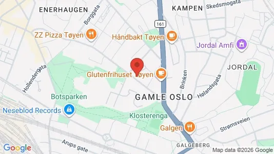 Apartments for rent i Oslo Gamle Oslo - kort over placeringen