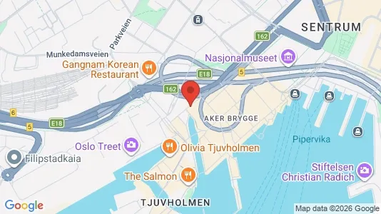 Apartments for rent i Oslo Frogner - kort over placeringen