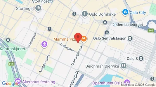 Apartments for rent i Oslo Sentrum - kort over placeringen