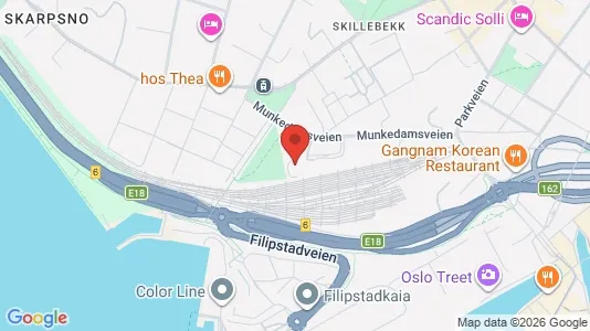 Apartments for rent i Oslo Frogner - kort over placeringen