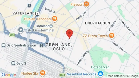 Apartments for rent i Oslo Gamle Oslo - kort over placeringen