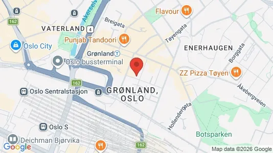 Apartments for rent i Oslo Gamle Oslo - kort over placeringen
