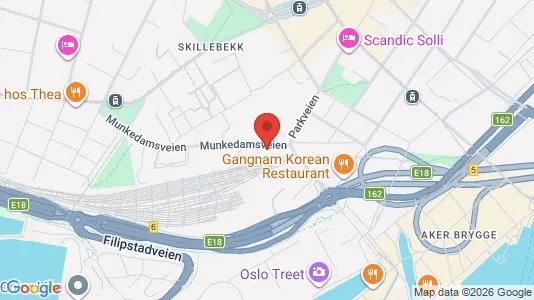 Apartments for rent i Oslo Frogner - kort over placeringen