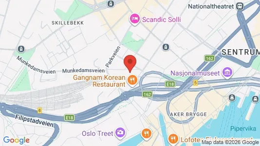 Apartments for rent i Oslo Frogner - kort over placeringen