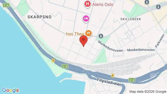 Rooms for rent i Oslo Frogner - kort over placeringen