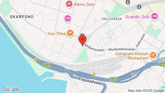 Apartments for rent i Oslo Frogner - kort over placeringen