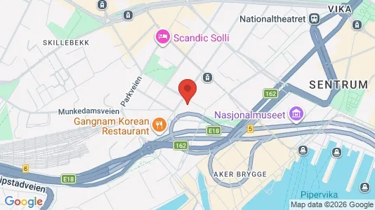 Apartments for rent i Oslo Frogner - kort over placeringen