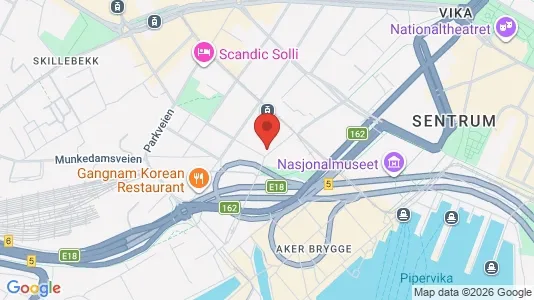 Apartments for rent i Oslo Frogner - kort over placeringen