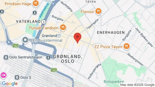 Apartments for rent i Oslo Gamle Oslo - kort over placeringen