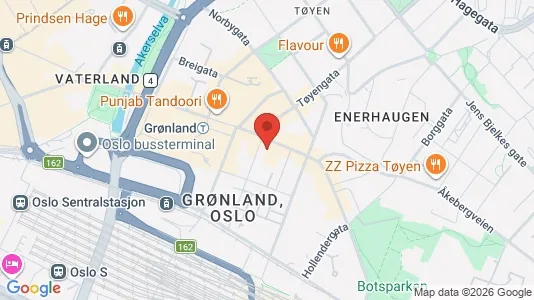 Apartments for rent i Oslo Gamle Oslo - kort over placeringen