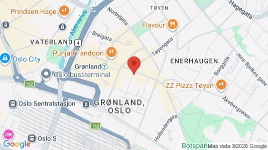Apartments for rent i Oslo Gamle Oslo - kort over placeringen