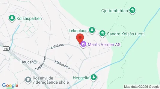 Rooms for rent i Bærum - kort over placeringen