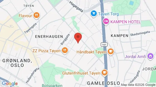 Rooms for rent i Oslo Gamle Oslo - kort over placeringen