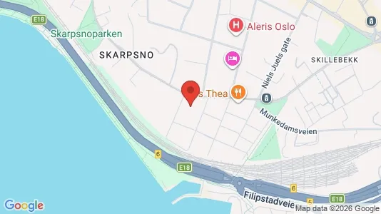 Apartments for rent i Oslo Frogner - kort over placeringen